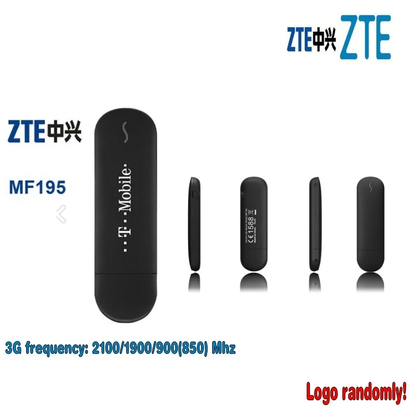 zte MF195 USB модем HSPA+ 3g/не блокирующийся(логотип в случайном порядке