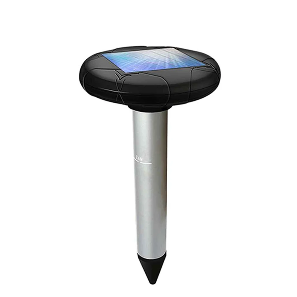 

Solar Powered Mouse Rat Repeller Ultar Sonic For Outdoor Ground Rodent Mole Mice GQ999