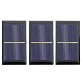 

ALLOYSEED 0.5V 0.3W 600mA Solar Cell Module 5V 0.3W 60mA Polycrystalline Solar Battery Panel DIY Charger For LED Light Lamp Fans