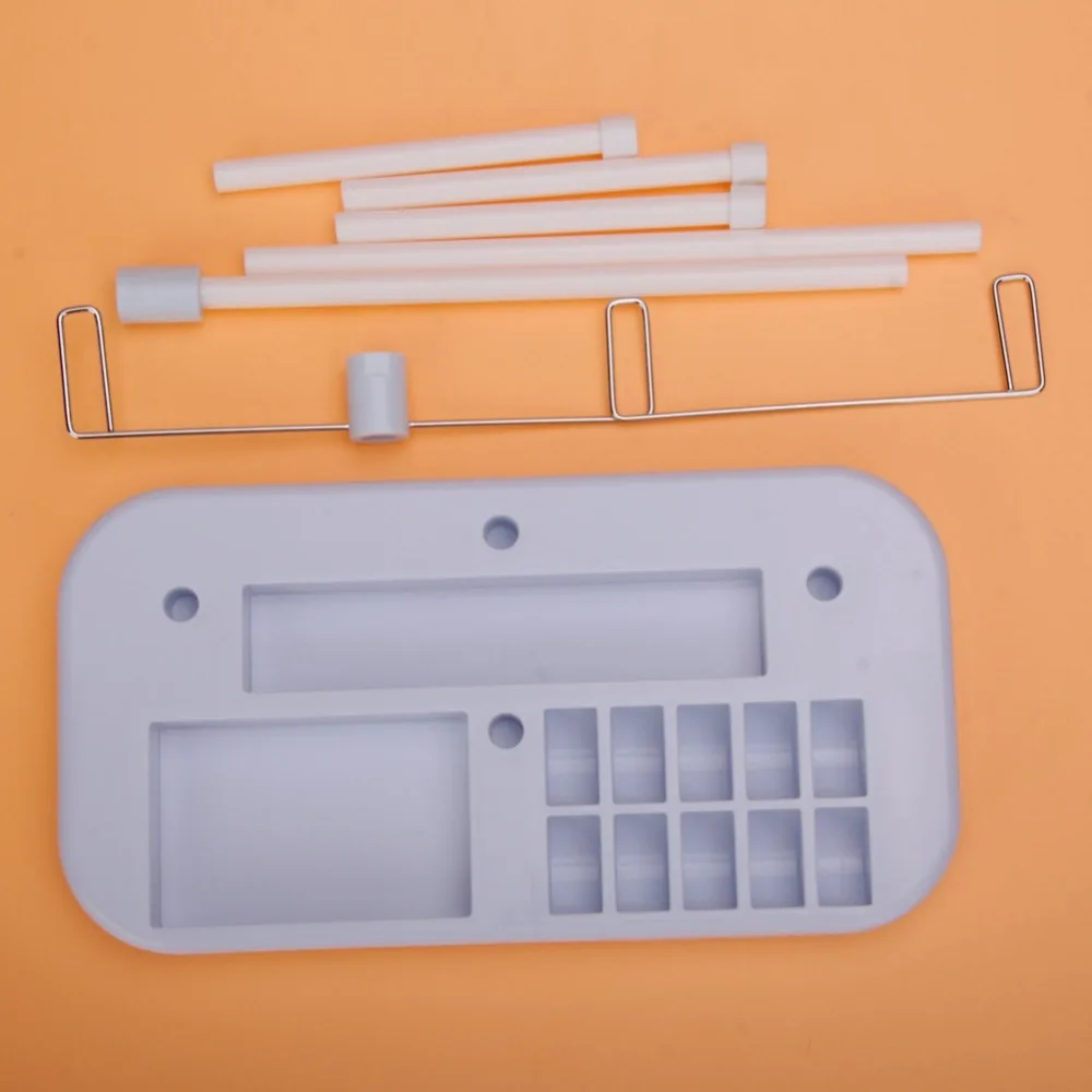 3 Spool Stand Holder Embroidery Thread Quilting Rack Sew Home Sewing