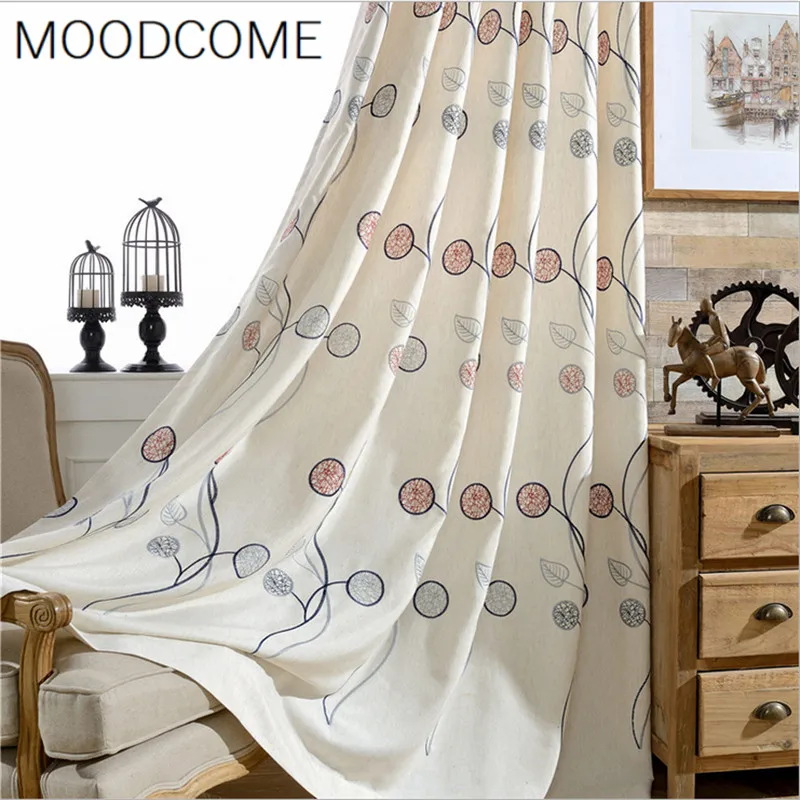 

Carnival cotton embroidered Curtains for Living dining room bedroom fabrics kids boys and girls children