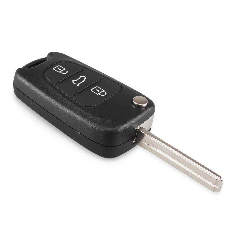 KEYYOU 10 шт./лот 3 кнопочный ключ автомобиля в виде ракушки флип дистанционный ключ чехол Пустая Крышка для hyundai I30 IX35 Kia K2 K5 Замена