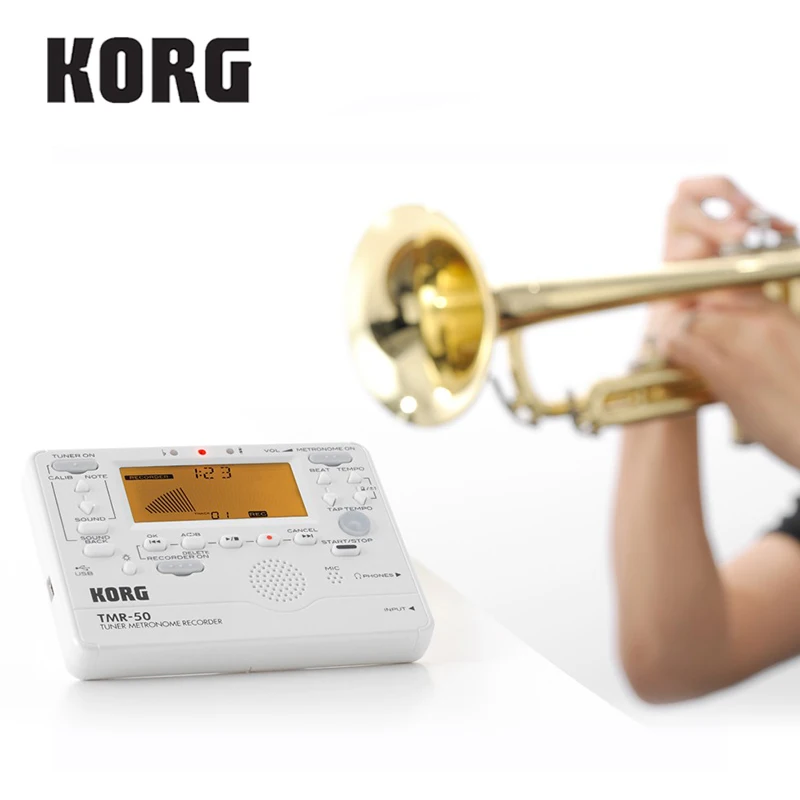  KORG TMR50 Tuner+Metronome+Recorder TM50 Combo Tuner/Metronome Used for wind Guitar Ukulele and Pia