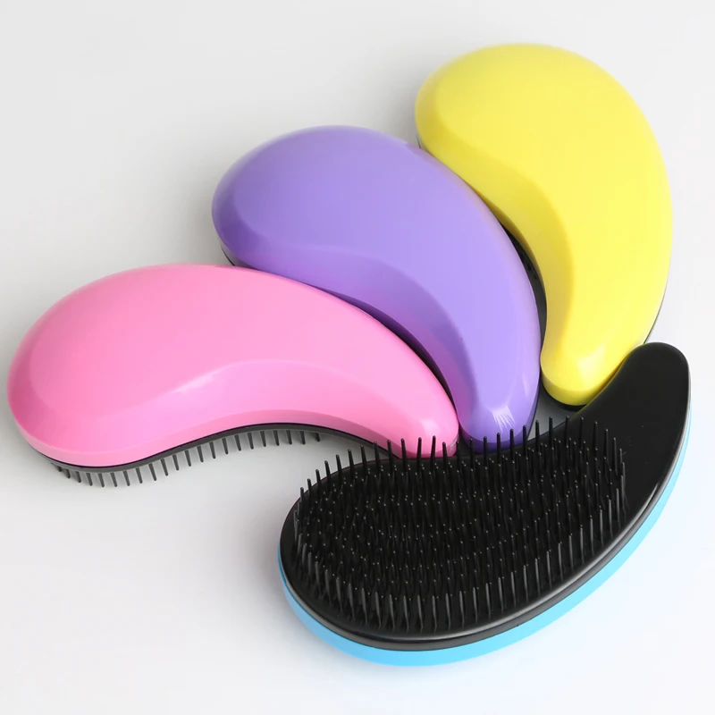 Fashion Anti-static Hair Massage Brush Comb Styling Tools Smooth Hair Combs Hairbrushes Handle for Salon Styling Women Girl Hair