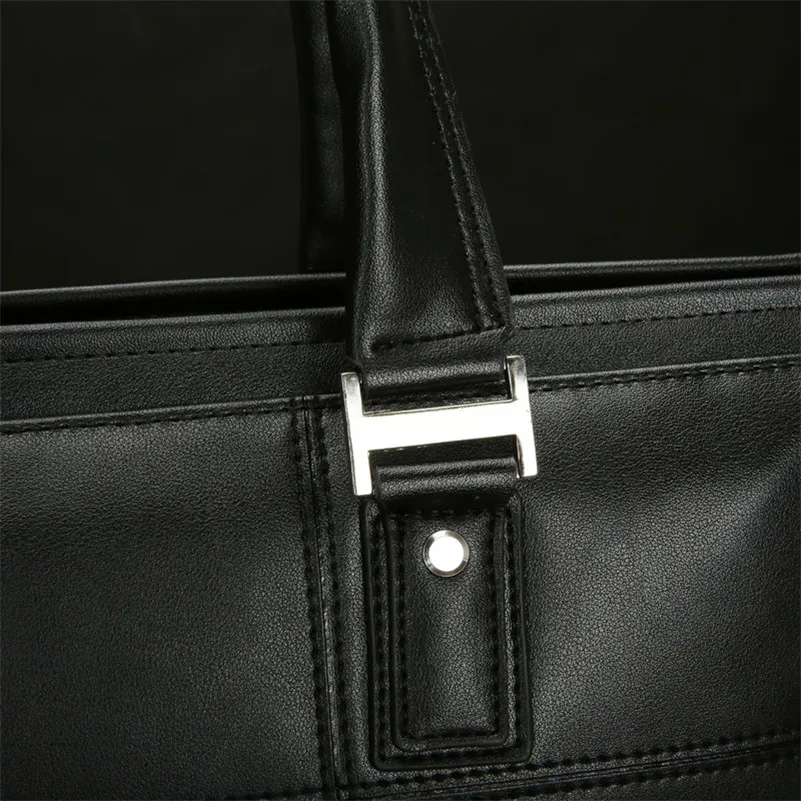 Брендовый мужской портфель высокого качества PU сумка бизнес досуг Европейский Американский стиль портфель MessengerZ431