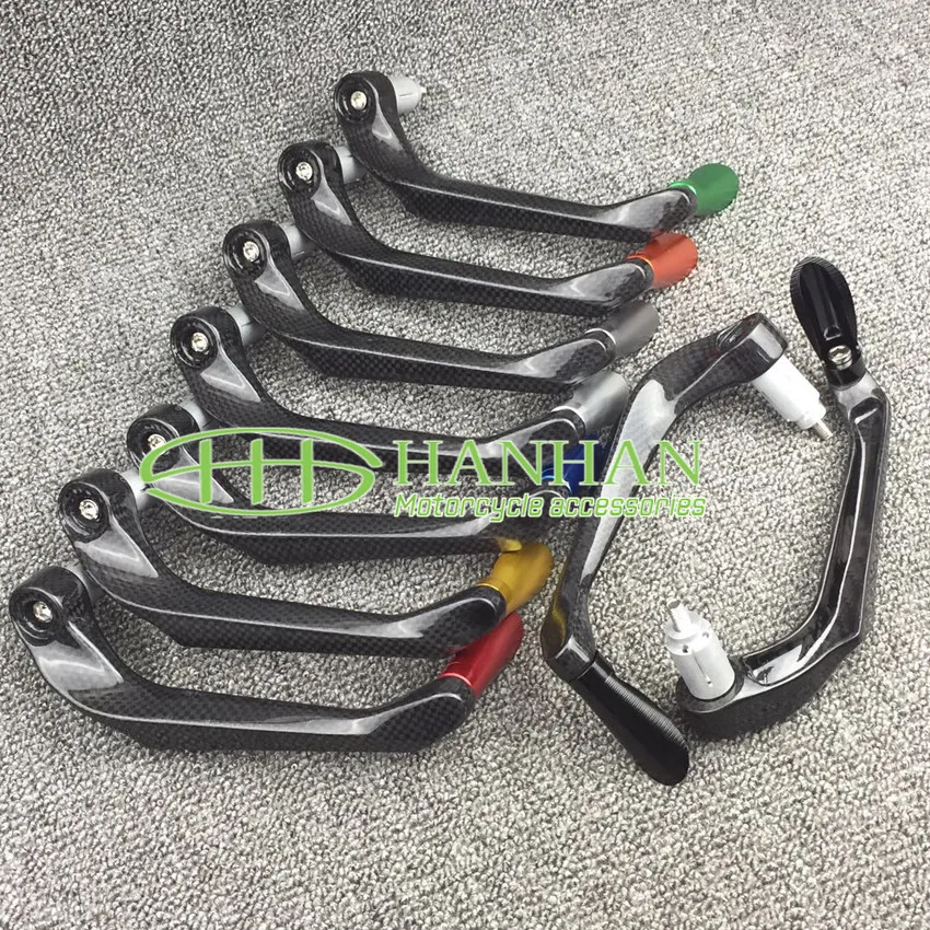 

22mm Protector Handlebar Motorcycle Proguard Brake Clutch Systems Levers Protect Guard Autobicycle Handgrip Carbon fiber+Aluminu