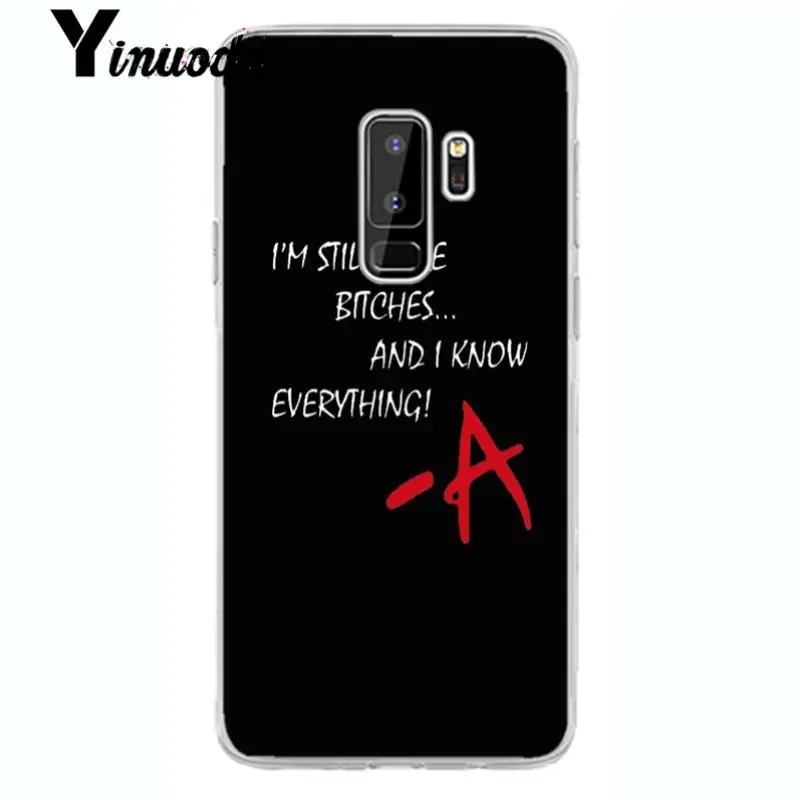 Yinuoda Pretty Little Liars PLL TV Show Новинка чехол для телефона Fundas samsung galaxy S7 edge S6 plus S8