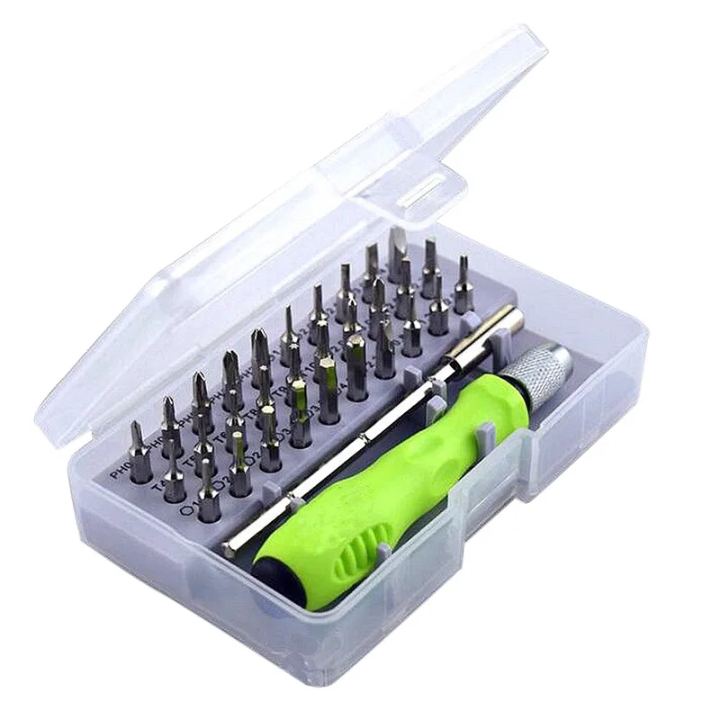 

Precision Screwdriver Set of 32 in 1 Mini Magnetic Screwdriver Set Phone Camera Maintenance Tool LB88