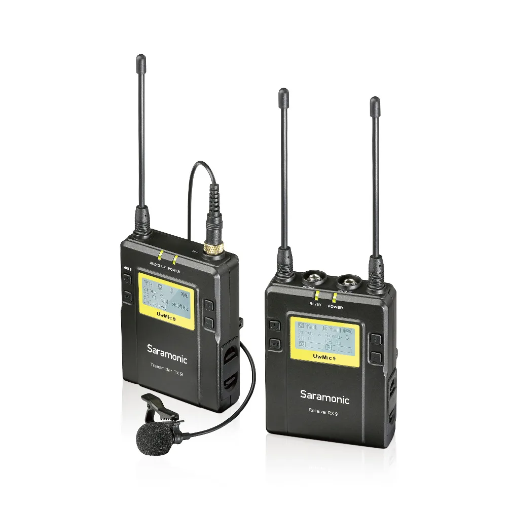 

Saramonic UWMIC9 UHF Wireless Lavalier Microphone Tour Guide System for Tour Guiding, Teaching, Travel, Simultaneous Translation