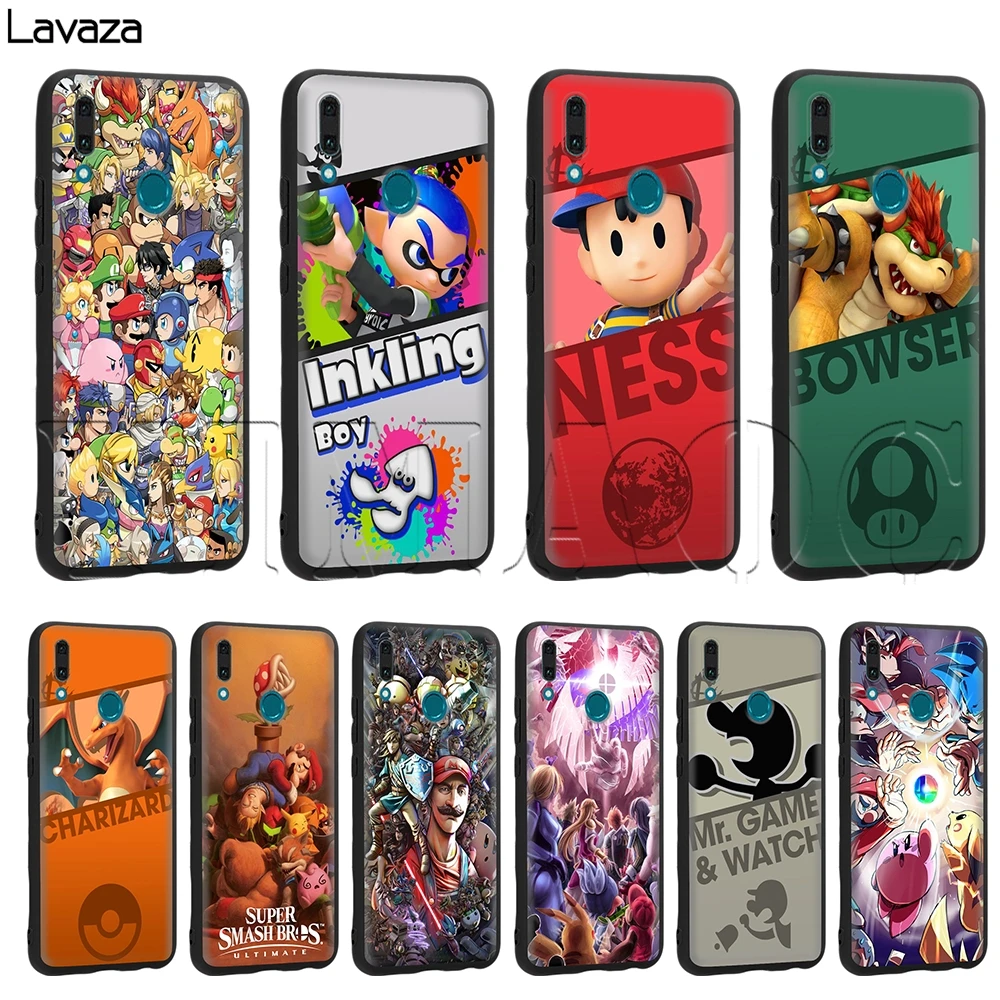 

Lavaza smash bros Silicone Case for Huawei Mate 10 P8 P9 P10 P20 Y7 Y9 Lite Pro P Smart Mini 2017 2019 2018