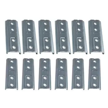 

12x4.1cm Metal Adjustable Two in One Sofa Table Hinge Mechanism Connectors Furniture Assembly Hardware Set of 6