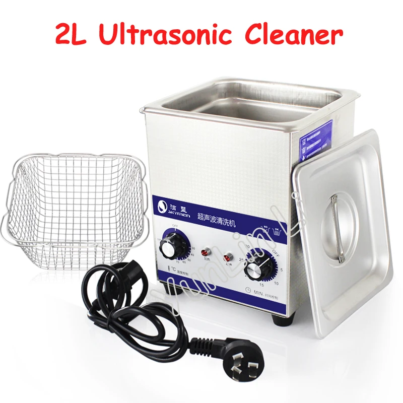 

2L High Power Ultrasonic Cleaner 220V/110V Jewelry Cleaning Appliance Printing Nozzle Washer JP-010