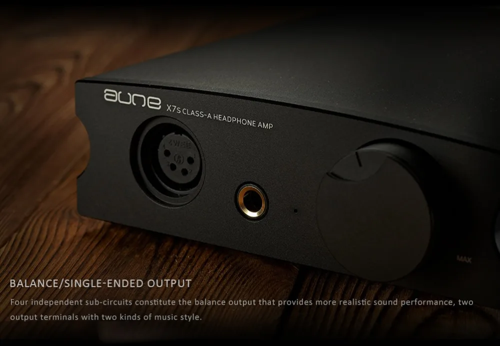 Новое поступление Aune X7s класс А Баланс Выход Аудио усилитель HIFI аудиофиловый усилитель для наушников