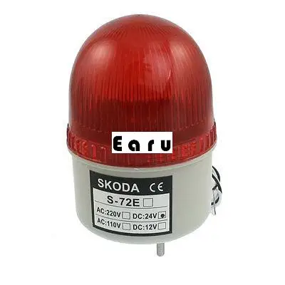 

Factory Supplied DC 24V Industrial Signal Tower Buzzer Sound Alarm Red LED Warning Light