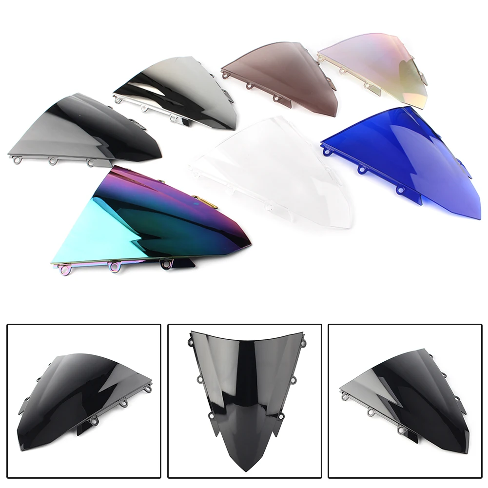 Лобовое стекло мотоцикла двойной пузырь для Honda CBR500R 2016 2017 2018 / CBR 500R 16 17 18 |