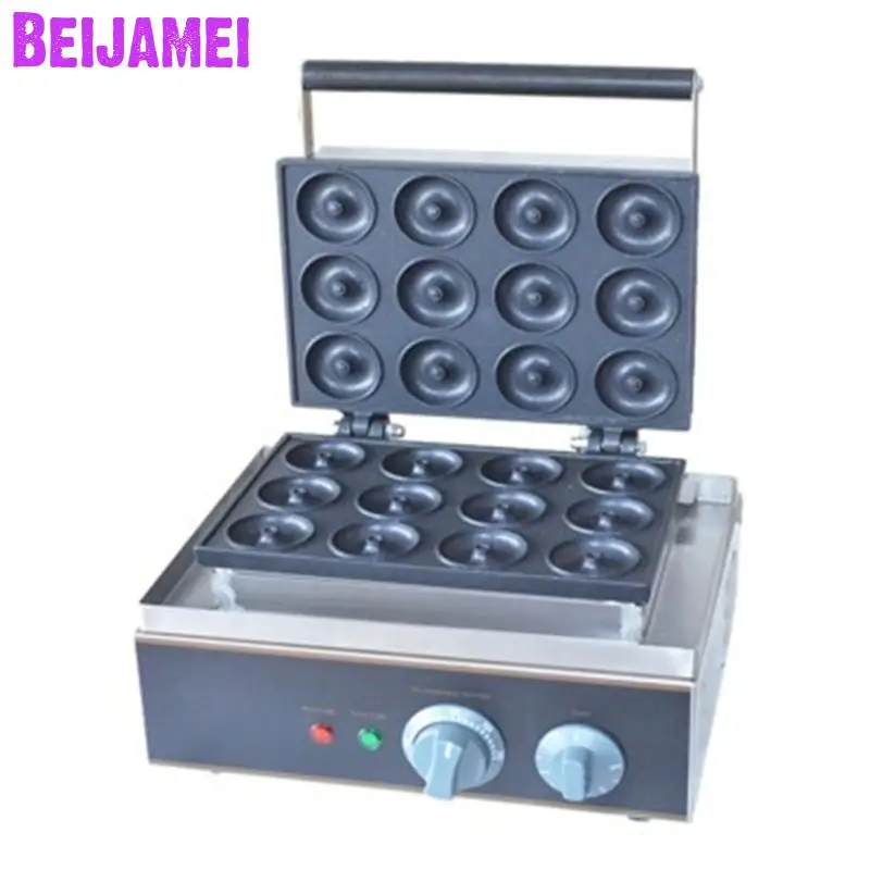 

BEIJAMEI 110v 220v Mini Donut Baking Machines Price Automatic Doughnut Making Maker Machine with 12 pieces