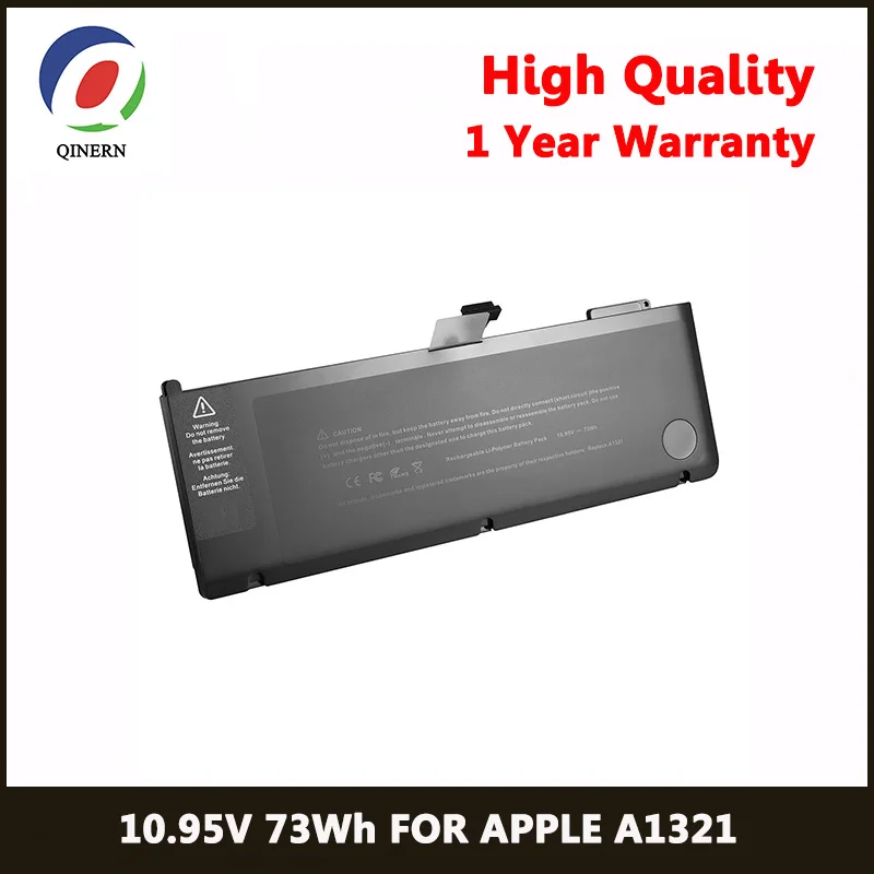 QINERN 10.95V 73Wh Laptop internal Battery For APPLE MacBook Pro 15