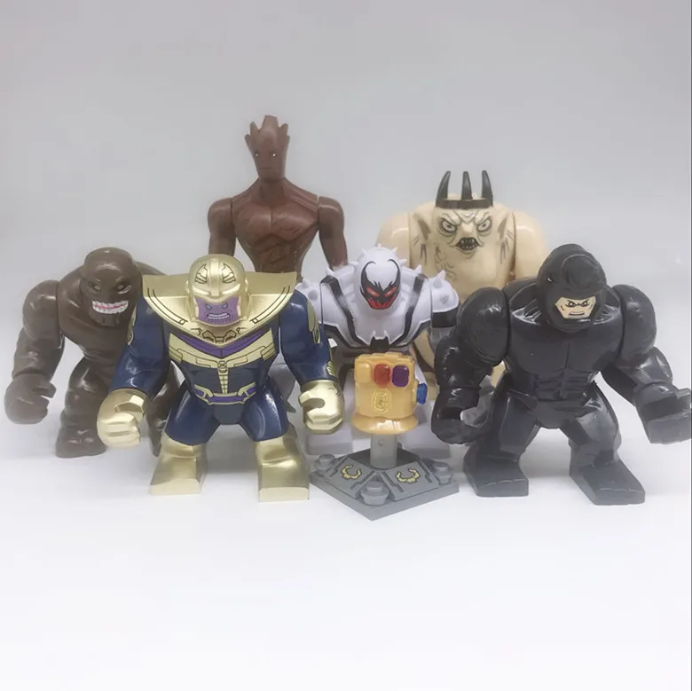 

20PCS Marvel Super Heroes Avengers Infinity War Thanos Iron Man Captain America Thor Gauntlet Building Blocks Kid Toys