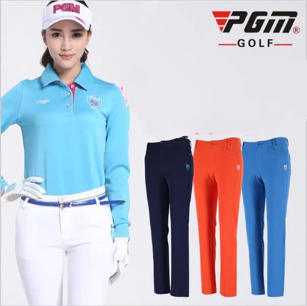 

2016 autumn! Belt conveyor! Golf pants ladies trousers winter clothing decoration height Pinball pants