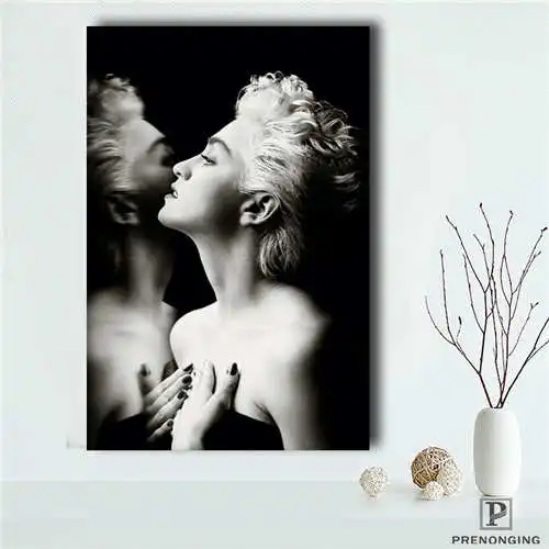 

Custom madonna (7) Printing Posters Cloth Fabric Wall Art Pictures For Living Room Decor#18-12-05-1-64