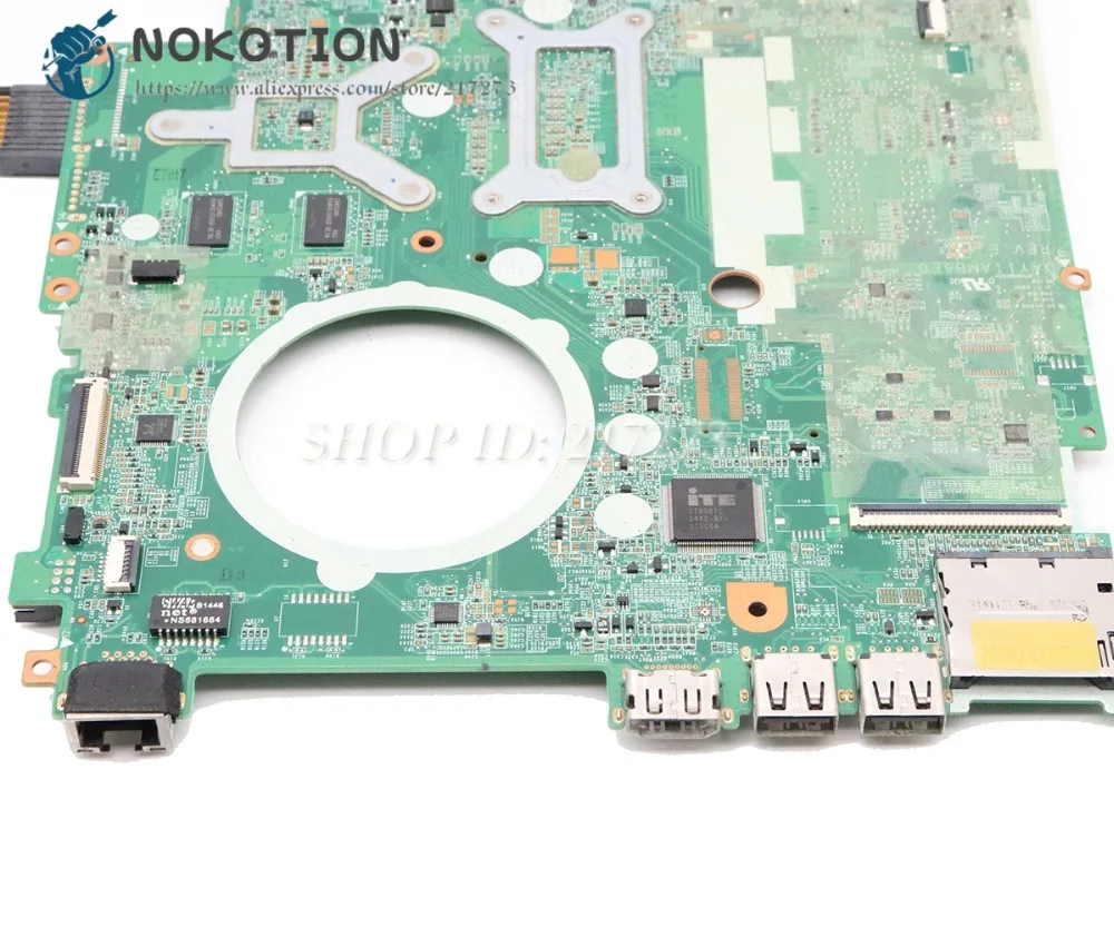 NOKOTION 782938-001 782938-501 Материнская плата для ноутбука hp Pavilion 15-P 15-P027TX основная плата DAY11AMB6E0 I5-5200U cpu 830M 2G