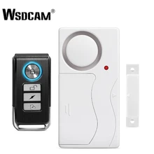 Wsdcam-sistemas de Alarma para puertas y ventanas, alarmas Inalámbricas de Seguridad para el hogar, Alarma de Control remoto antirrobo y Sensor de Host, Alarma de puerta