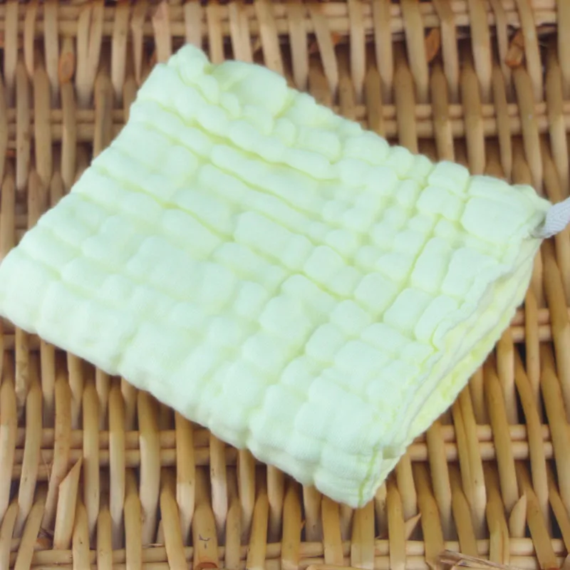 Wasoyooli 5 шт./партия 20*40 см 6 слойный мягкий носовой платок 100% муслиновый хлопок Seersckuer