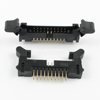 

100 Pcs Per Lot 2mm 2.0mm Pitch 2x10 Pin 20 Pin Male Straight Ejector Header Connector With Latch