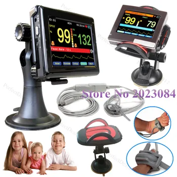 

PM60A Infant/Kids/Born Pulse Oximeter SPO2 Patient Monitor Touch Screen+Software Free shipping