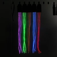 New 100CM Horse Tail USB Lights Chargeable LED Crupper Horse Harness Equestrian Outdoor Sport Horse Riding Tail Lights Equipment 2