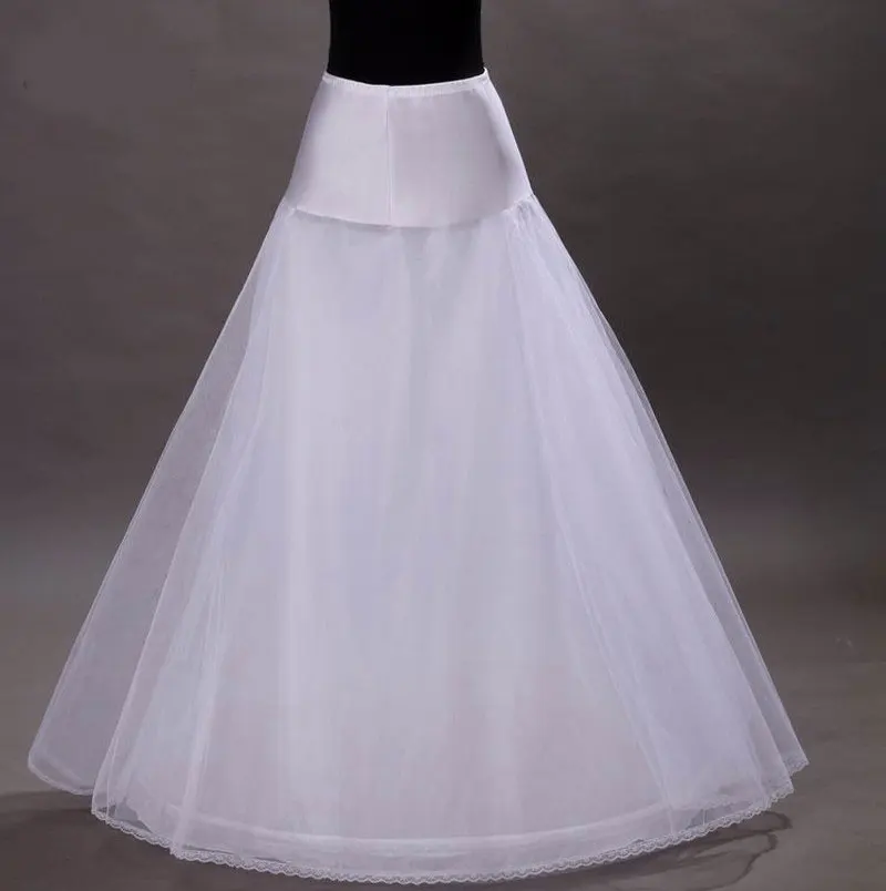 Новое поступление 2018 года 100% Высокое качество Линия Тюль Свадебные Нижняя юбка, Кринолины для свадебное платье аксессуары
