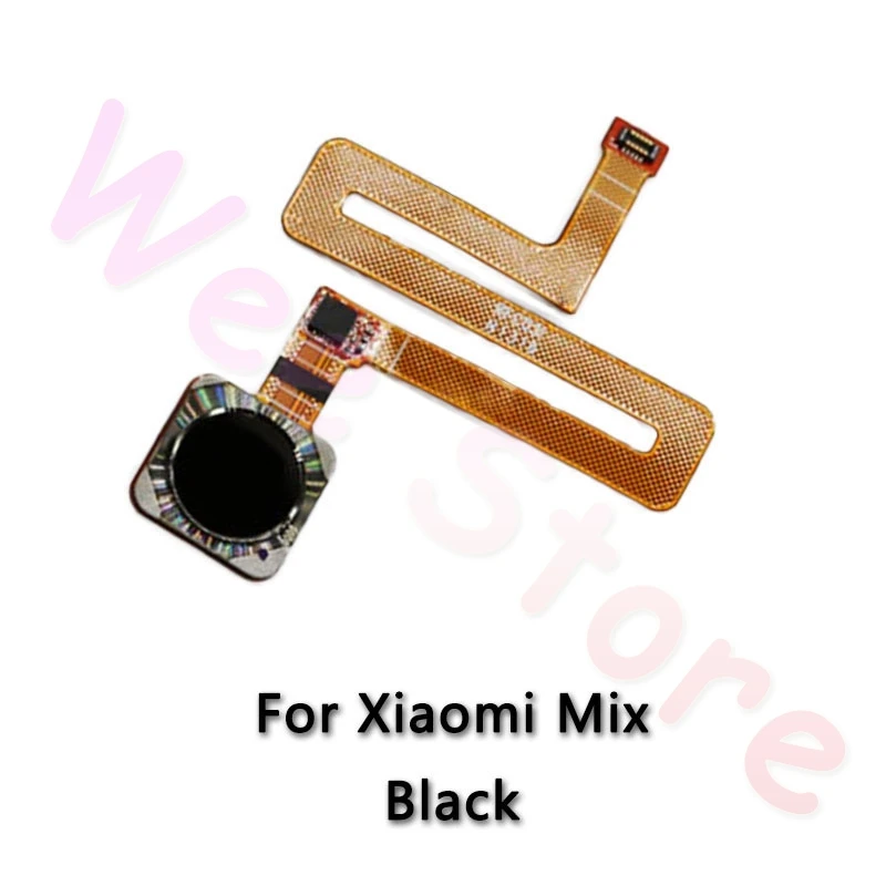 Шлейф с датчиком отпечатков пальцев и кнопкой домой для Xiaomi Mi Mix 2 2s Home Flex - Цвет: For Xiaomi Mix Black