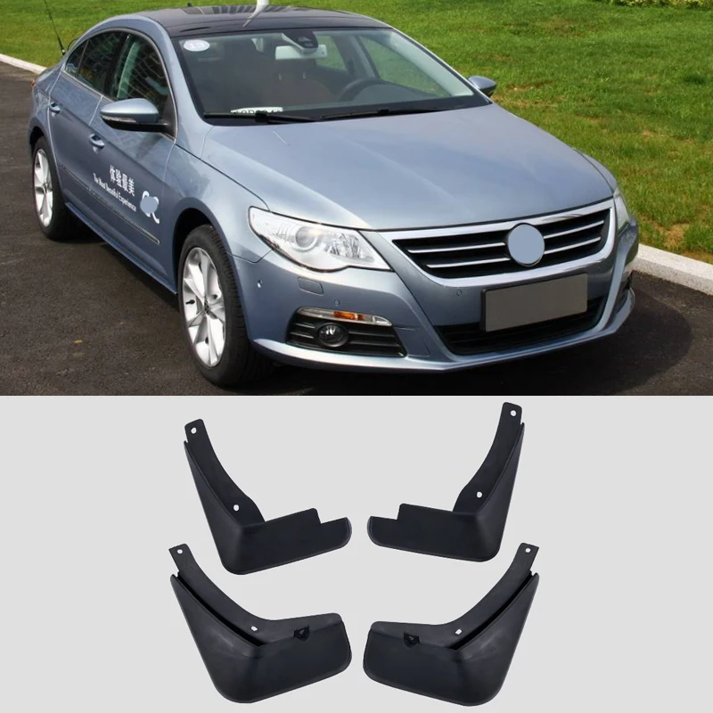 #*Cheap Set Molded Mud Flaps For Volkswagen VW Passat CC 2009 2010 2011 Mudflaps Splash Guards Front Rear Mud Flap Mudguards Fender