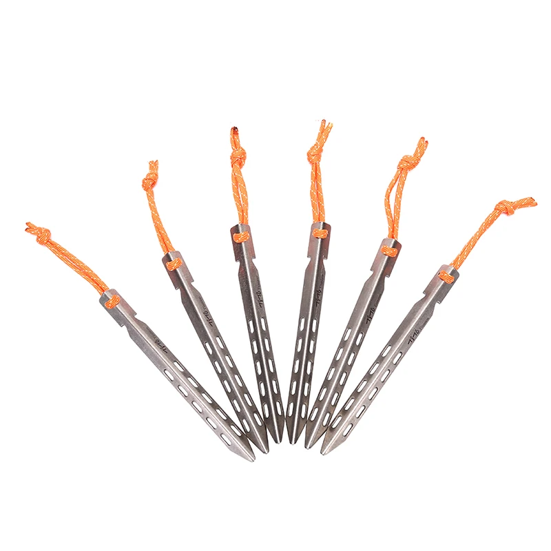 1 шт. из титана для палатки Peg V Shape титановый шип ветрозащитный Nail Accessories Outdoor