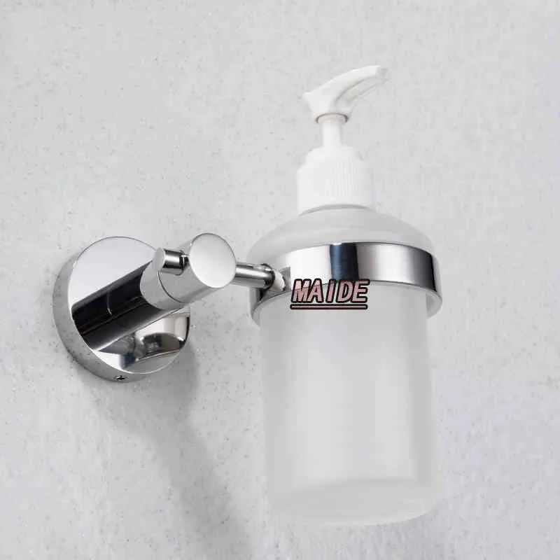 Fashion Solid Br Soap Dispenser Holder Wall Liquid Bottle Fashion Solid Br Soap Dispenser Holder Wall Liquid Bottle Mounted Hanger Bath Accessory In Dispensers From Home Improvement On