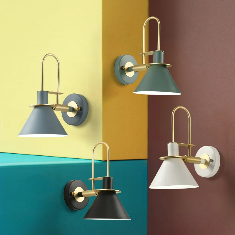 

Modern Wall Lamps White Black Led Wall Lights For Bedroom Bedside Sconces Light Fixtures Home Lighting luminaire Bathroom Lamps