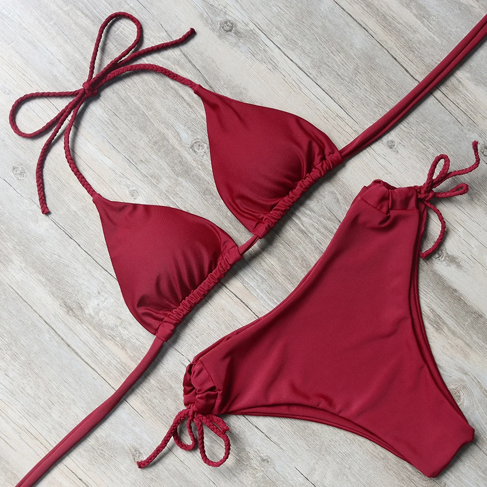 Buy Sexy Micro Bikinis Women Swimsuit Push up Swimwear