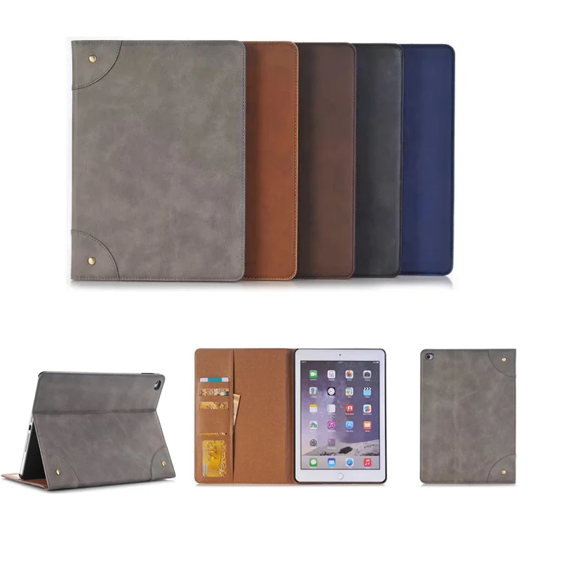 Business PU Leather Case Fold Stand Flip Tablets Cover For
