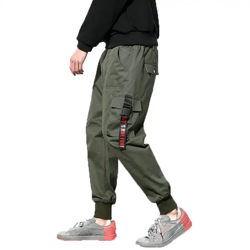 green cargo pants for men