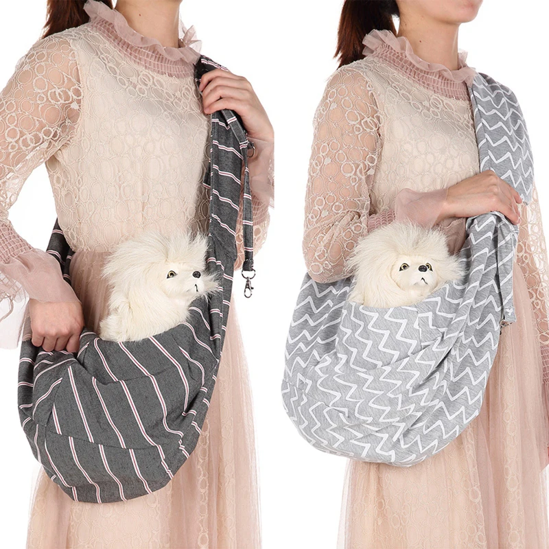 С рисунком собачки и котика перевязь на одно плечо сумка-переноска на открытом воздухе сумка для переноски сумки для мелких животных, собак