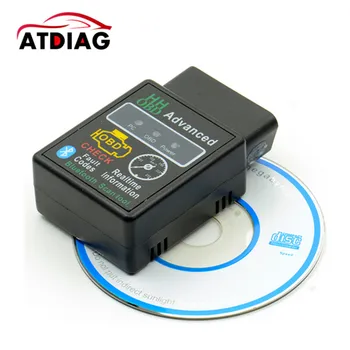 

10pcs Advanced ELM327 Bluetooth OBD2 V2.1 Check Fault Code Erase Trouble HH OBD V2.1 Code Scanner for Car Diagnostic mini elm327