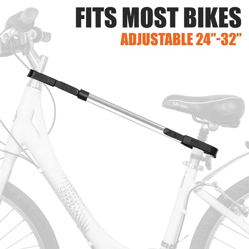 

Bicycle crossbar holder Bicycle stationary frame Stainless steel material Bicycle crossbar holder Adjustable telescopic rod