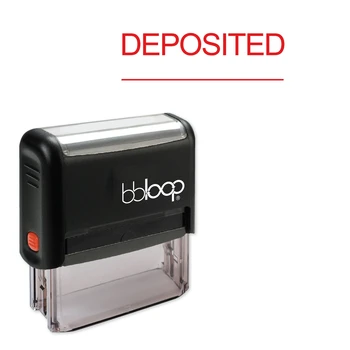 

Bbloop Deposited w/line Style Font and Design Self-Ink