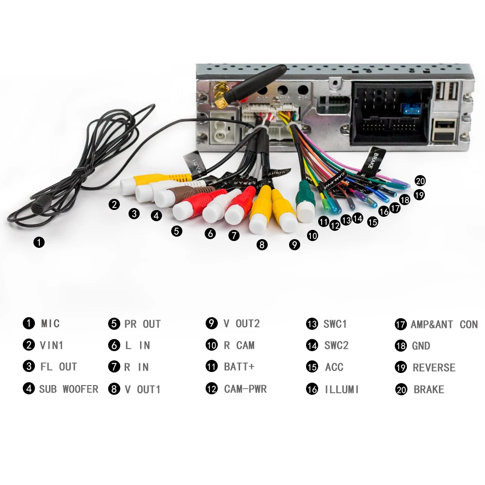 Perfect Eunavi Quad Core 1 Din Android 9.0 Car DVD player car radio for BMW E46 M3 with GPS Navigation Bluetooth 3G WIFI USB SWC Audio 4