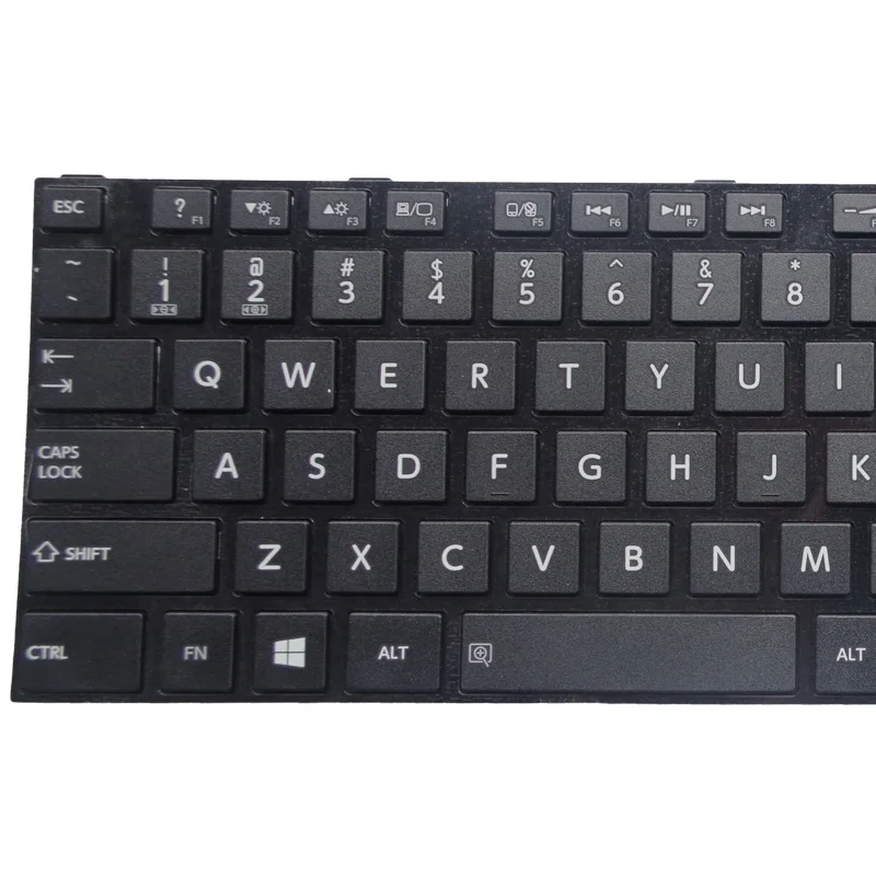 GZEELE английский клавиатура для Toshiba Satellite C50 C50D C50-A C50-A506 C50D-A C55 C55T C55D C55-A C55D-A США с рамкой черного цвета