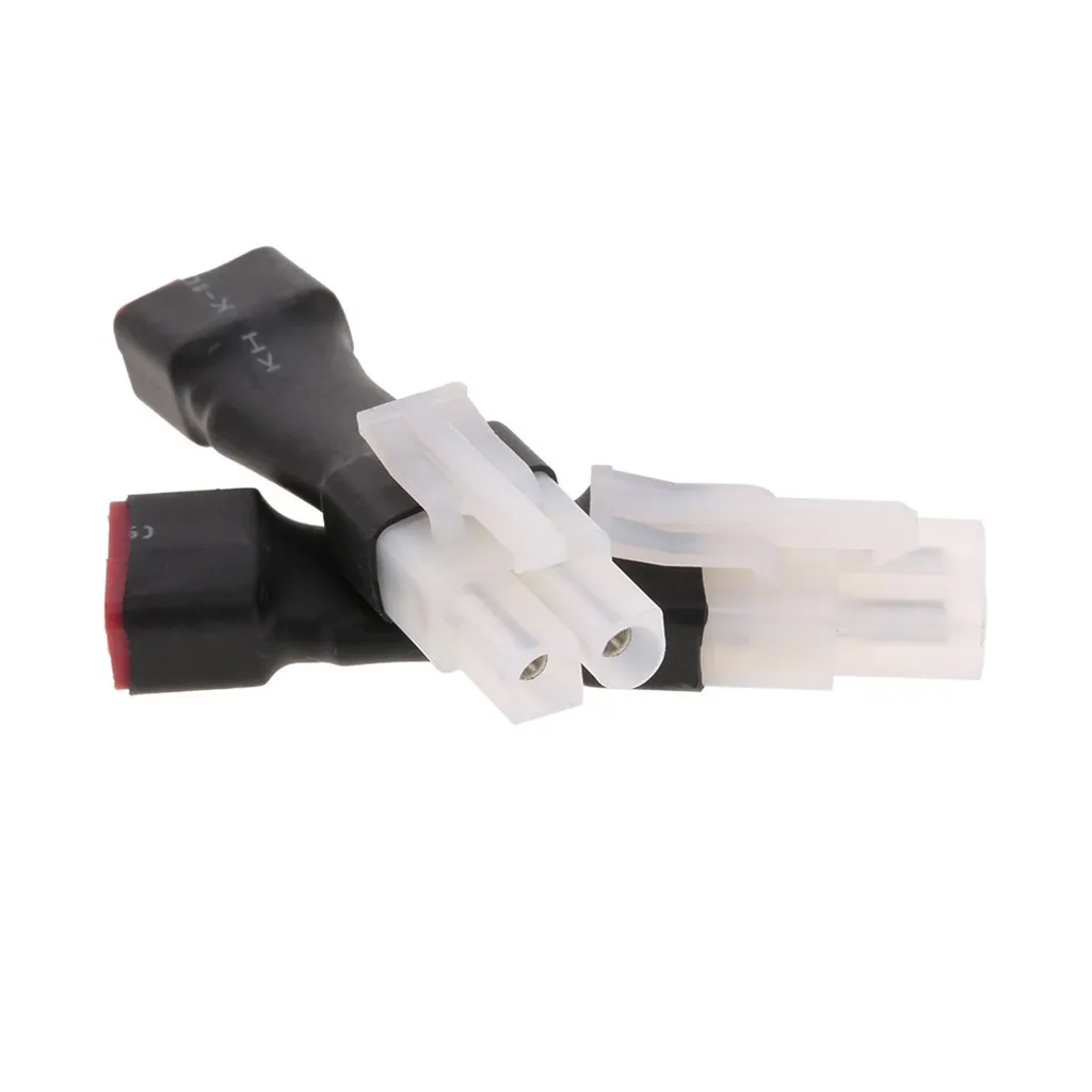 

2pcs/set Tamiya Head Male to Deans Style T Plug Female Connector Adapter Convertor 6.26