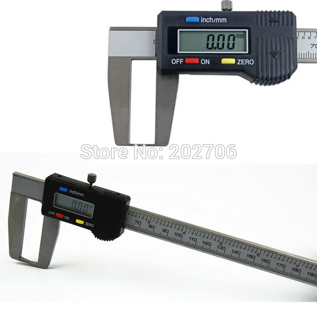 0 150mm 0 200mm 0.01mm Digital Outside Groove Caliper electronic