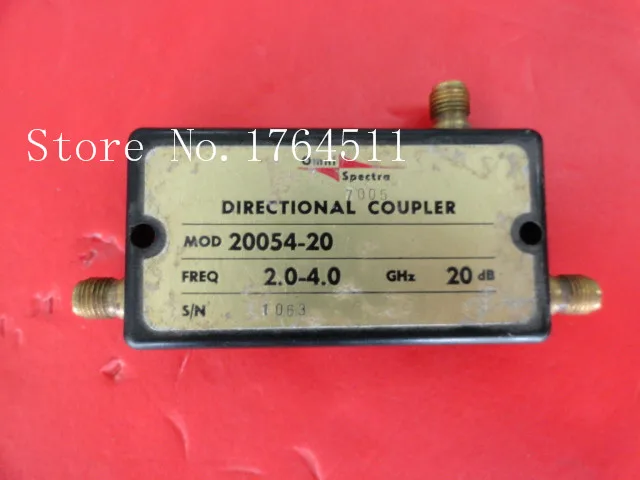 

[BELLA] M/A-COM 20054-20 2-4GHz Coup:20dB SMA supply coupler