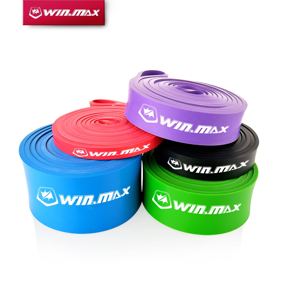 

WinMax Resistance Bands for Pull-Up Assist & Powerlifting CrossFit Loop Bodybulding Yoga Exercise Fit - SINGLE BAND & SET