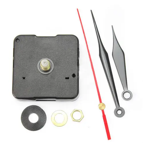 Черный механизм стежка кварцевые часы механизм для ремонта DIY Набор инструментов L0192579